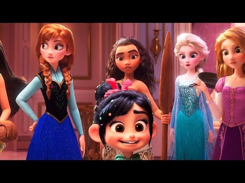 «Ральф против интернета» - Сцена с принцессами | Трейлер #2, 2018