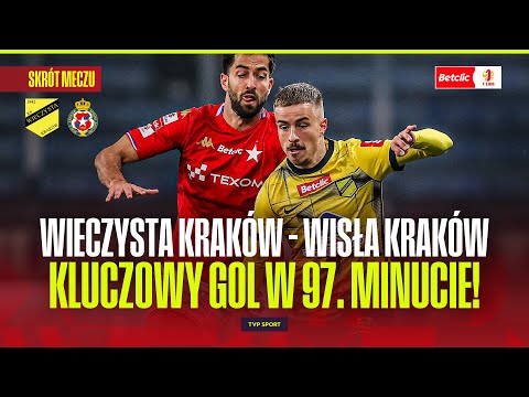 SUMMARY: WIECZYSTA KRAKÓW - WISŁA KRAKÓW. SHOCK IN THE 97TH MINUTE! COMMENTARY: MATEUSZ BOREK