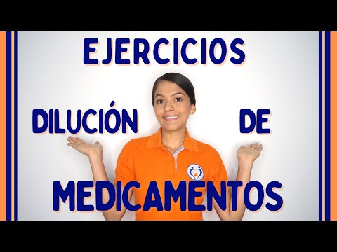 EJERCICIOS DE DILUCIÓN DE MEDICAMENTOS 1.0