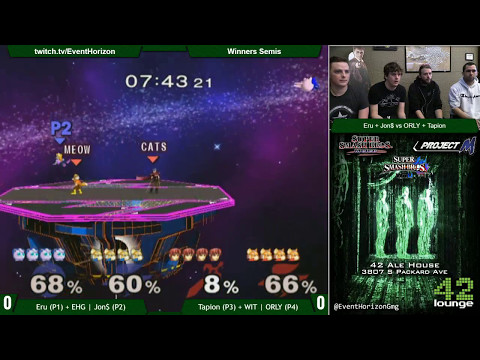 Construct 78 - Eru + EHG | Jon$ VS Tapion + WIT | ORLY - Melee Doubles WS