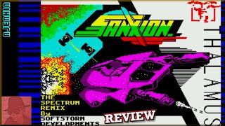 Sanxion - on the ZX Spectrum 48K !! with Commentary