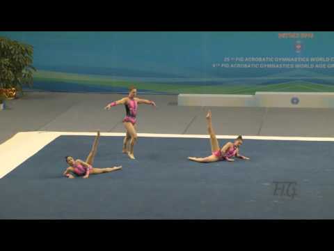 Great Britain GBR1   2016 Acrobatic Worlds, Putian City CHN Combined Women's Group