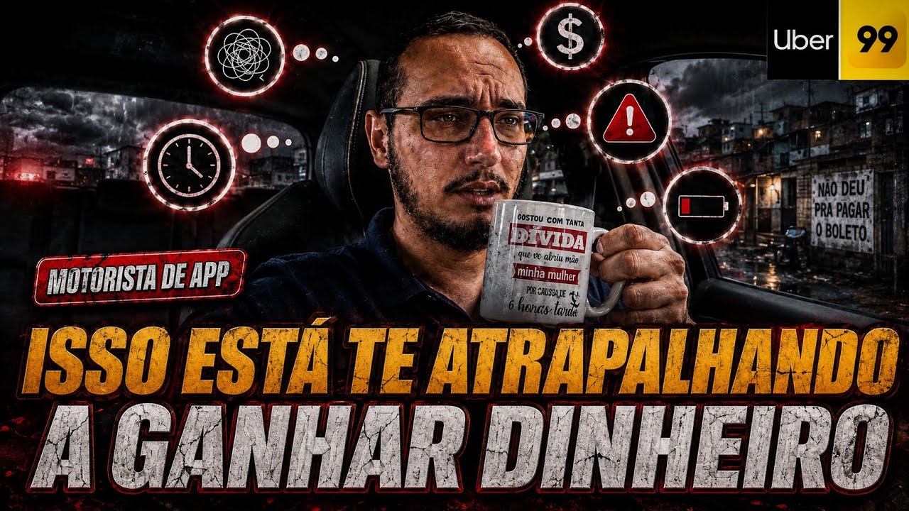 5 coisas que SABOTAM a mente do Motorista de Aplicativo. #uber