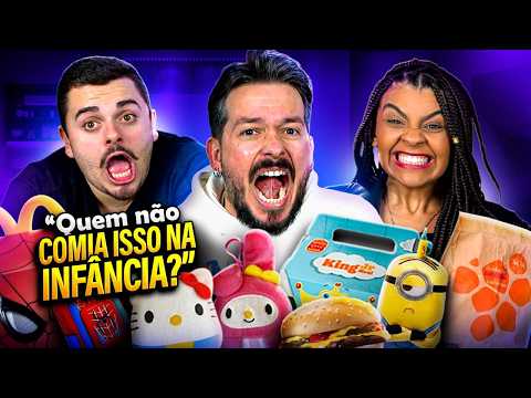 LANCHES INFANTIS DOS MAIORES FAST FOODS DO BRASIL