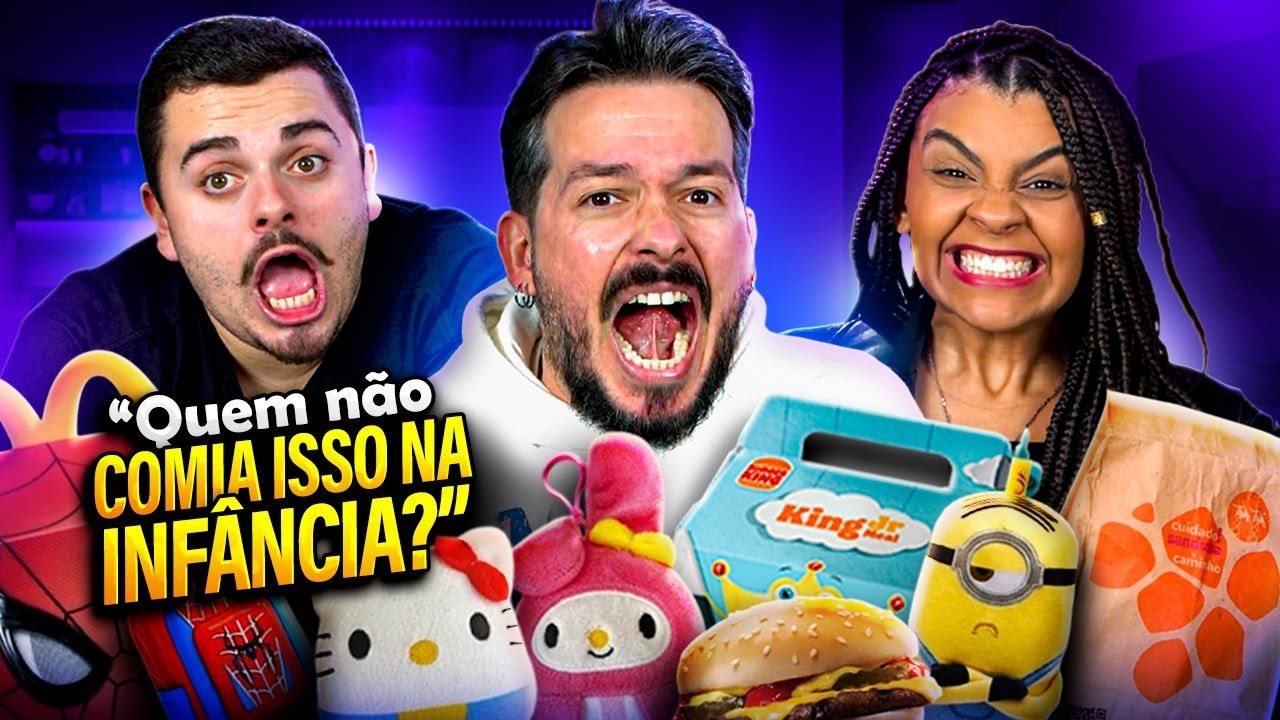 LANCHES INFANTIS DOS MAIORES FAST FOODS DO BRASIL