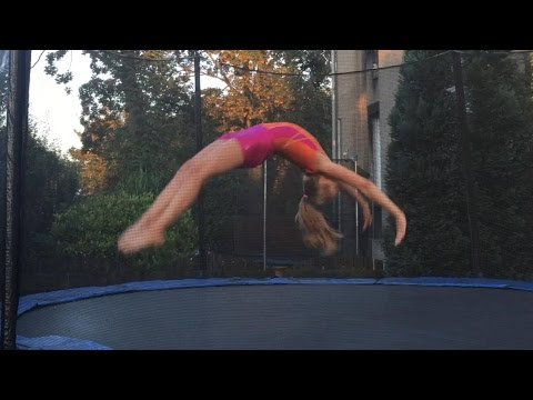 Flick Flack lernen back handspring Tutorial  gymnastic Trampolin turnen by Haley 💗 Haley's Turnwelt