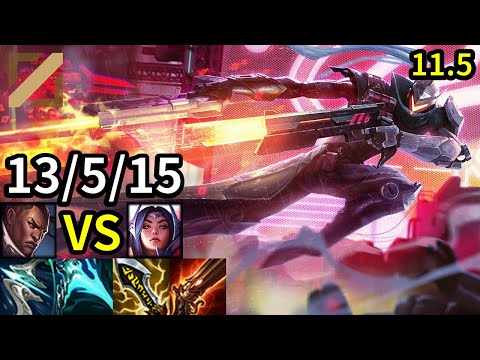 Lucian Mid vs Irelia - KR Master | Patch 11.5