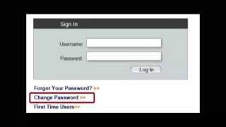 Change Your Password Help