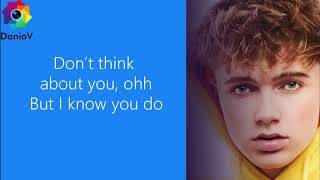 I Don&#39;t Think About You - HRVY (Lyrics Video)