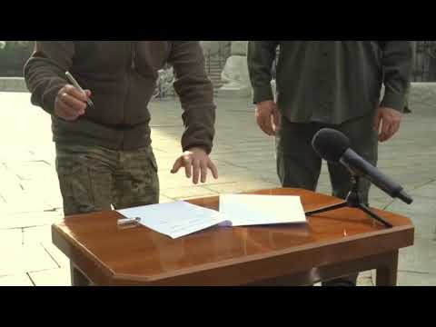 zelensky the clown 🤡 signs for NATO.....folks get ready for the draft in Europe soon