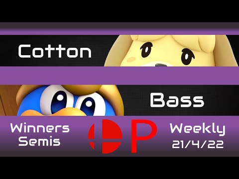 SmashOP4 - Cotton (Isabelle) vs Bass (King Dedede) Winners Semis