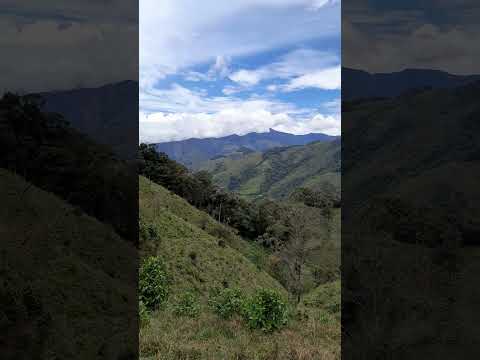 Majestuoso Cerro Plateado desde la vereda Monteloro Chocó.