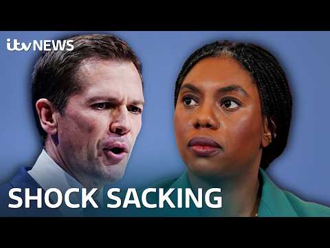 Nigel Farage reacts after Robert Jenrick sacked by Kemi Badenoch | ITV News