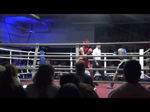 Steven Gutierrez(Red) vs Jonathan Ramirez(Blue) amateur bout at Bound Boxing on 2/7/2020
