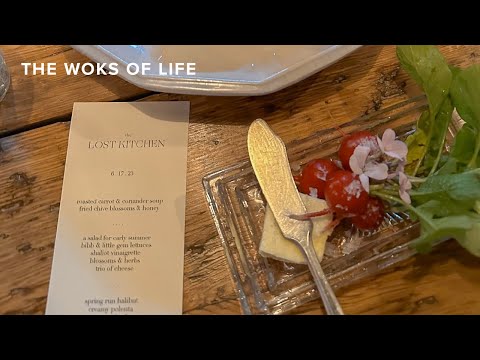 The Lost Kitchen vlog | A 13 course, 5-hour Dinner in the middle of nowhere Maine