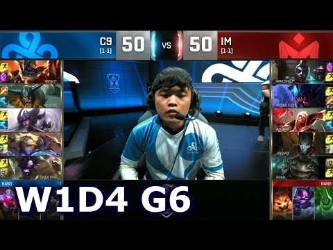 C9 vs IM - Worlds 2016 W1D4 Group B | LoL S6 World Championship Week 1 Day 4 Cloud 9 vs I May