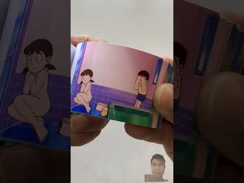 nobita and shizuka #doraemon #shorts #flipbook