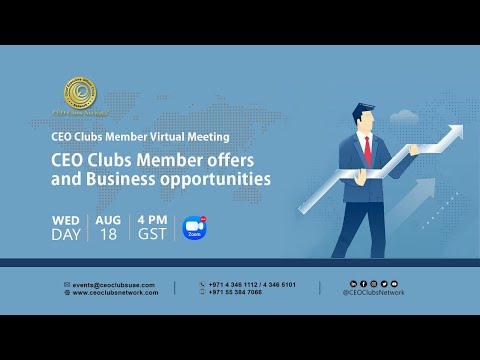 CEO Clubs Member offers and Business opportunities