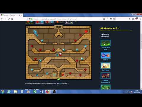 Fireboy and Watergirl 2: The Light Temple Level 7 Speedrun 15 Seconds World Record