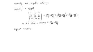 vorticity and angular velocity