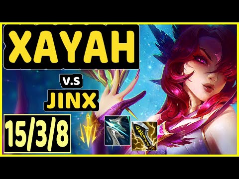 JAVAAA (XAYAH) vs JINX - 15/3/8 KDA BOTTOM ADC GAMEPLAY - EUW Ranked DIAMOND