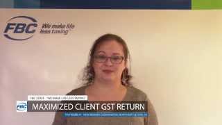 preview picture of video 'How We Maximized a Member's GST Return, Tia Tremblay, FBC Staff'
