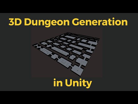Procedural dungeon in Unity 3D Tutorial P14 - Showing corridors