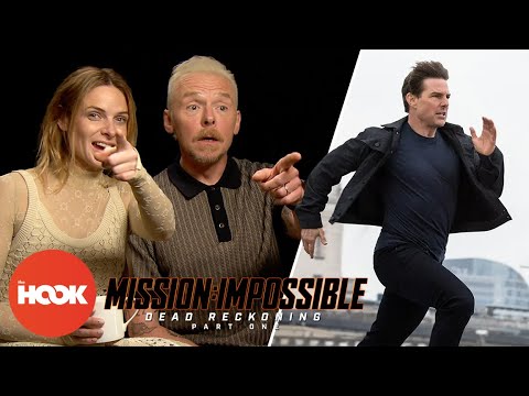 Simon Pegg & Rebecca Ferguson On How To Run Like Tom Cruise | @TheHookOfficial