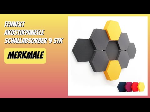 BEWERTUNG (2025): FENNEXT Akustikpaneele Schallabsorber 9 Stk. Infos