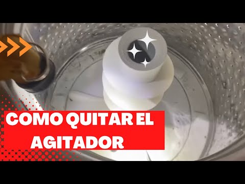 How to remove the agitator from a General Electric washing machine