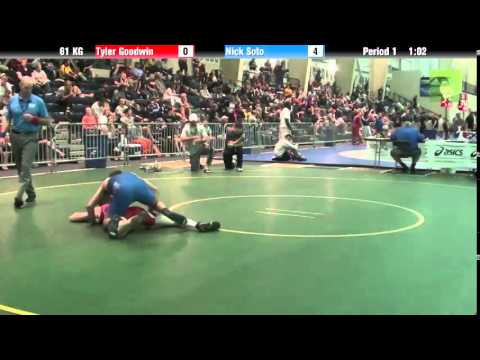 61 KG Tyler Goodwin vs  Nick Soto