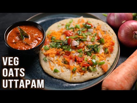 Quick & Healthy Vegetable Oats Uttapam Recipe – Perfect Breakfast For Tiffin Boxes!