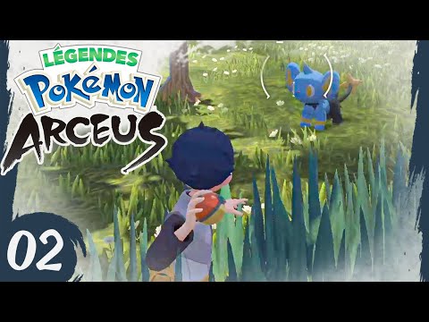 PREMIERES CAPTURES ! 🔹02 - LÉGENDES POKÉMON ARCEUS - Let's Play FR