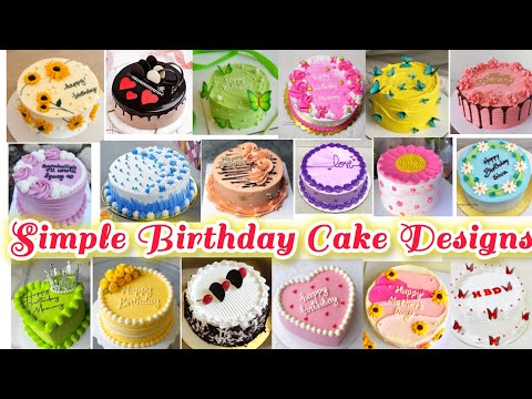 35🎂Easy,Simple Birthday Cake Design Ideas 🎉 Beginners cake design,decoration ideas, photos#easycake