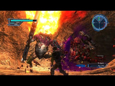 EDF Earth Defense Force 5 M 32 Cave Invasion Stage 1 - Ranger Inferno