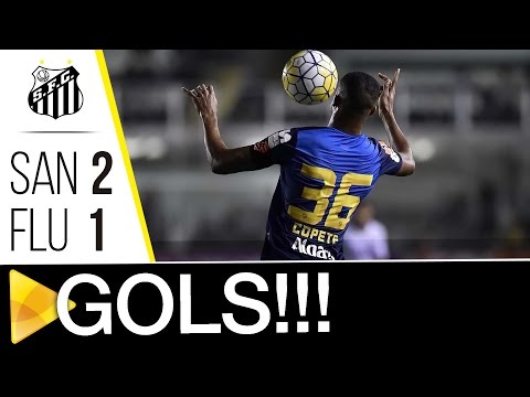 Santos 2 x 1 Fluminense | GOLS | Brasileirão (05/10/16)