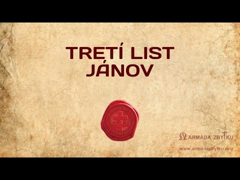 Tretí list Jánov - Biblia SK
