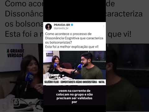 Melhor explicação sobre a Dissonância Cognitiva Bolsonarista.