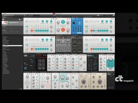 Reaktor 6: Synthesizer- und Effekt-Baukasten im c't-Tutorial