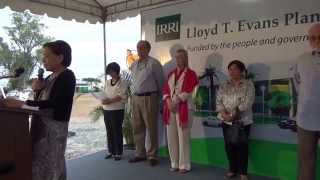 3. Groundbreaking of the Evans Plant Growth Facility--Message: Senator Cynthia Villar