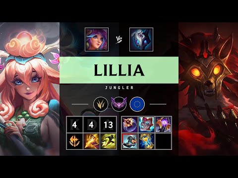 Lillia Jungle vs Kindred - EUW Master Patch 25.09