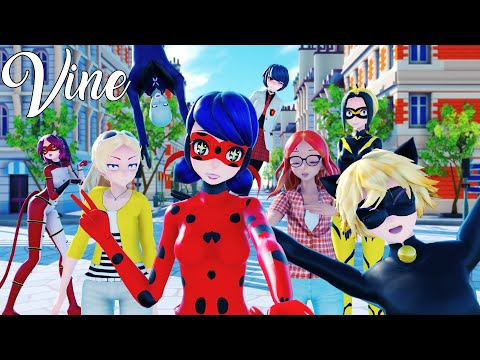 【MMD/VINE】Miraculous Ladybug (Funny/Meme Compilation)【60fps】+MOTIONS DOWNLOAD