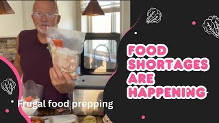 We spent $32.00 on  sale chicken/ vegetables made 47 food portions. Learn to prep