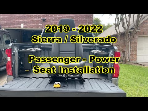 2019 - 2022 Sierra / Silverado - Passenger Seat Power Installation