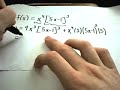 Derivatives - Product + Chain Rule + Factoring