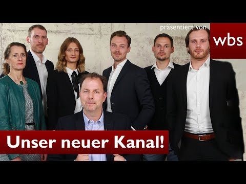 „WBS - Die Experten" - Unser neuer Kanal ist online! | Rechtsanwalt Christian Solmecke