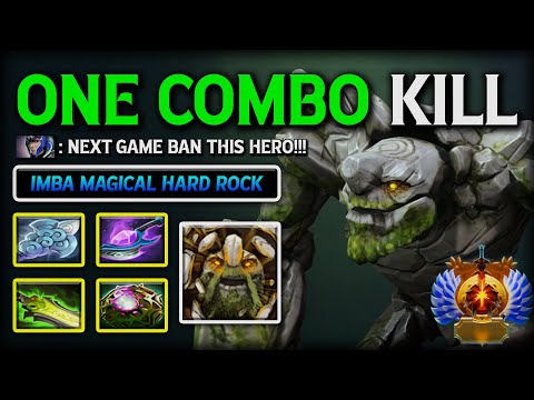 IMBA COMBO KILL MID Tiny Full of Magical Build | 100% Become Nightmare Hard Rock 7.39e DotA 2