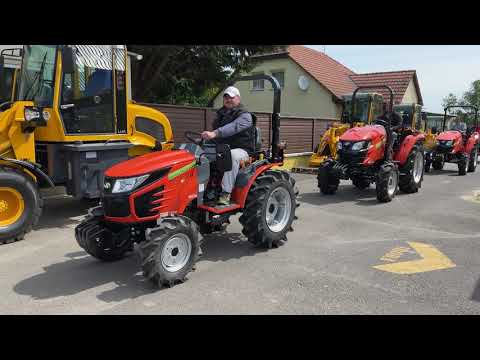 Full range of new Hinomoto tractor models in motion / a teljes Hinomoto kistraktor modell sor