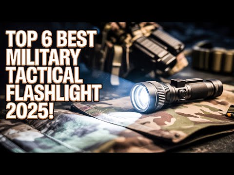 Top 6 Best Military Tactical Flashlight 2026!