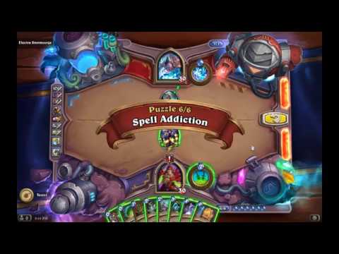 Solution Puzzle Lab Lethal: Spell Addiction - Electra Sturmsurge (6/6), Hearthstone Boomsday